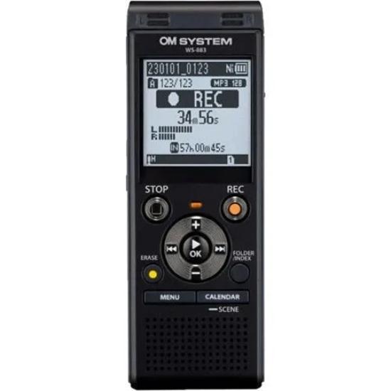 WS-883 (8GB) Stereo Recorder Black incl. Rechargeable Ni-MH Batteries 